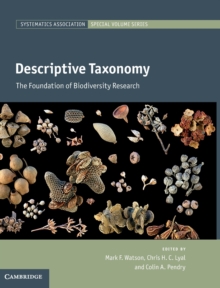 Descriptive Taxonomy : The Foundation of Biodiversity Research