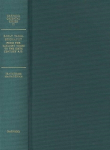 Early Tamil Epigraphy from the Earliest Times to the Sixth Century A.D.