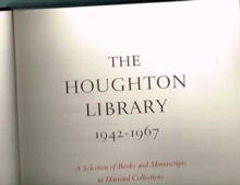 The Houghton Library, 1942-1967 : A Selection of Color Reproductions