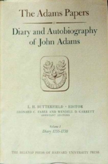 Diary and Autobiography of John Adams : Volume 1