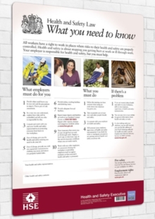 Health and safety law : what you need to know (A2 poster) (standard)