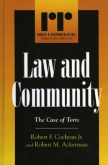 Law and Community : The Case of Torts