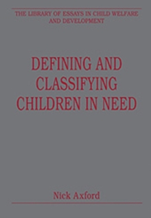 Defining and Classifying Children in Need