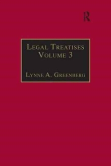Legal Treatises : Essential Works for the Study of Early Modern Women: Series III, Part One, Volume 3