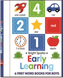 Early Learning - 6 First Word Books For Boys