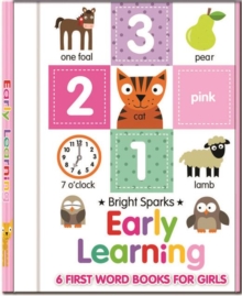 Early Learning - 6 First Word Books For Girls