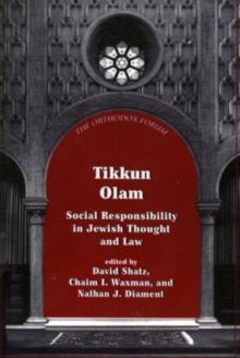 Tikkun Olam : Social Responsibility in Jewish Thought and Law