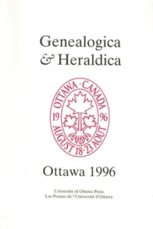 Genealogica & Heraldica : Ottawa 1996