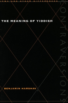 The Meaning of Yiddish