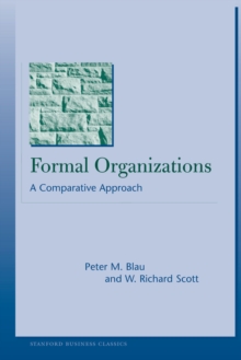 Formal Organizations : A Comparative Approach