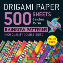 Origami Paper 500 sheets Rainbow Patterns 6 inch (15 cm)