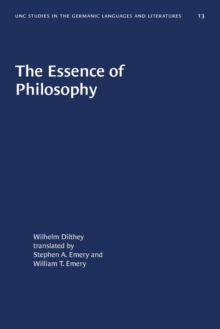 The Essence of Philosophy