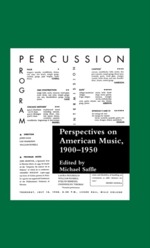 Perspectives on American Music, 1900-1950