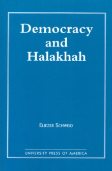 Democracy and the Halakhah