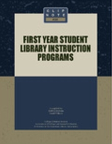 First Year Student Library Instruction Programs