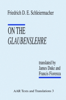 On the Glaubenslehre : Two Letters to Dr. Lucke
