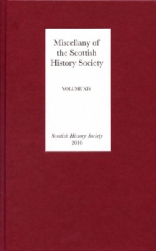 Miscellany of the Scottish History Society, volume XIV