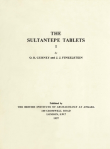 The Sultantepe Tablets I