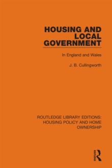 Housing and Local Government : In England and Wales