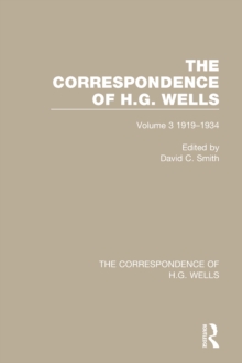 The Correspondence of H.G. Wells : Volume 3 1919-1934