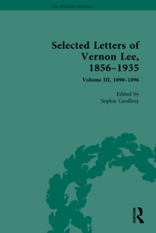 Selected Letters of Vernon Lee, 1856–1935 : 1890-1896