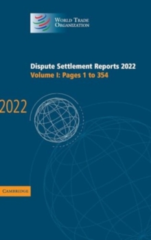 Dispute Settlement Reports 2022: Volume 1, Pages 1 to 354