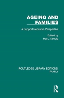 Ageing and Families : A Support Networks Perspective