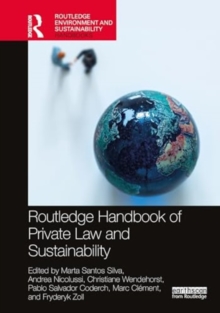 Routledge Handbook of Private Law and Sustainability