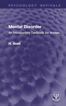 Mental Disorder : An Introductory Textbook for Nurses