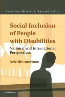 Social Inclusion of People with Disabilities : National and International Perspectives