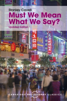 Must We Mean What We Say? : A Book of Essays