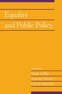 Equality and Public Policy: Volume 31, Part 2