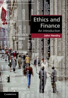 Ethics and Finance : An Introduction