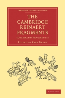 The Cambridge Reinaert Fragments : (Culemann Fragments)