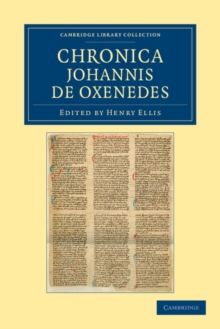 Chronica Johannis de Oxenedes