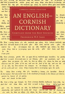 An English-Cornish Dictionary : Compiled from the Best Sources