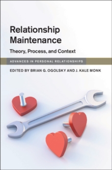 Relationship Maintenance : Theory, Process, and Context