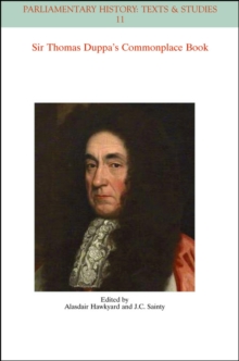 The Commonplace Book of Sir Thomas Duppa