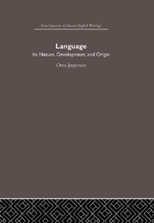 Language : Its Nature and Development