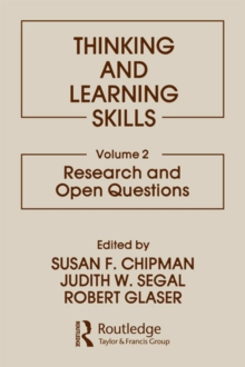 Thinking and Learning Skills : Volume 2: Research and Open Questions