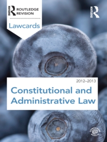 Constitutional and Administrative Lawcards 2012-2013