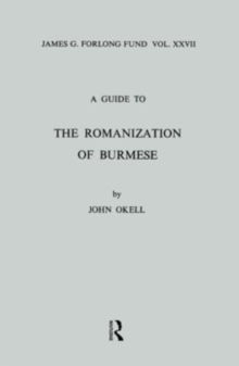 A Guide to the Romanization of Burmese