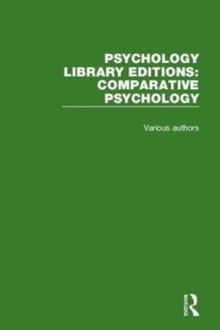 Psychology Library Editions: Comparative Psychology