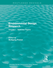 Environmental Design Research : Volume one selected papers