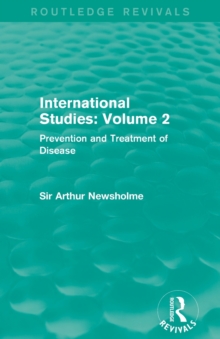 International Studies: Volume 2 : Prevention and Treatment of Disease