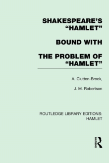 Shakespeare's Hamlet bound with The Problem of Hamlet