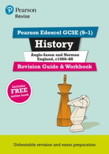 Pearson REVISE Edexcel GCSE (9-1) History Anglo-Saxon and Norman England Revision Guide and Workbook + App : for home learning, 2022 and 2023 assessments and exams