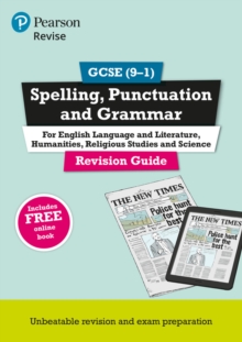 Pearson REVISE GCSE (9-1) Spelling, Punctuation and Grammar: For 2024 and 2025 assessments and exams (REVISE Companions)