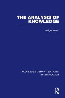 The Analysis of Knowledge