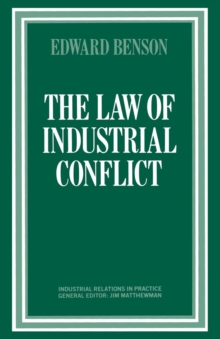 The Law of Industrial Conflict